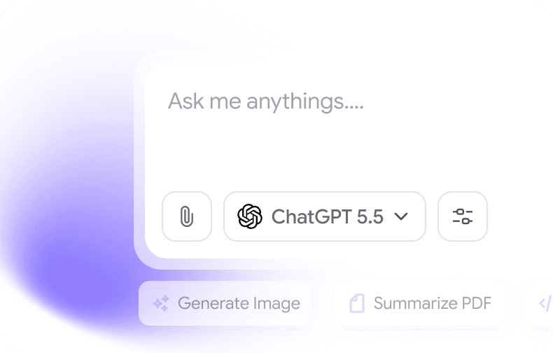 Ask or Upload Anything